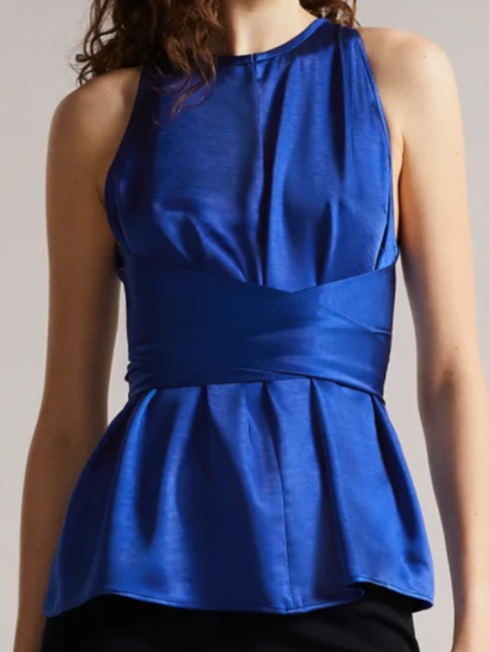 Ted Baker London Satin Sleeveless Top 6